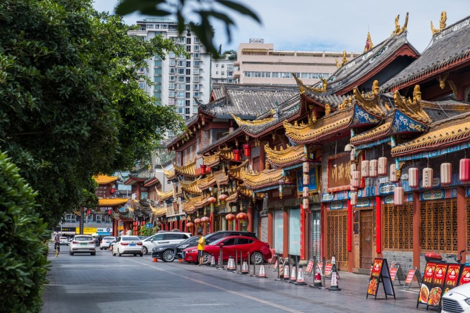 čínský deník blog fotografky foto ivet k iveta krausova chengdu wenshu temple