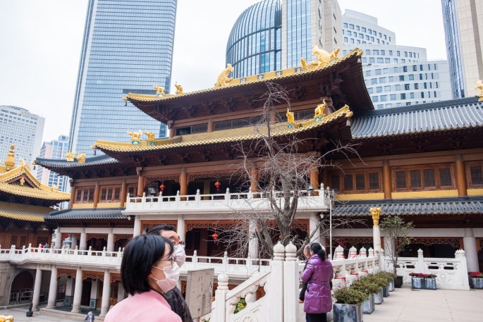 čínský deník blog fotografky foto ivet k iveta krausova jing´an tempel Šanghaj