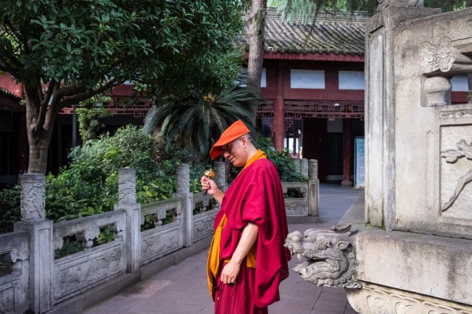 čínský deník blog fotografky foto ivet k iveta krausova chengdu wenshu temple