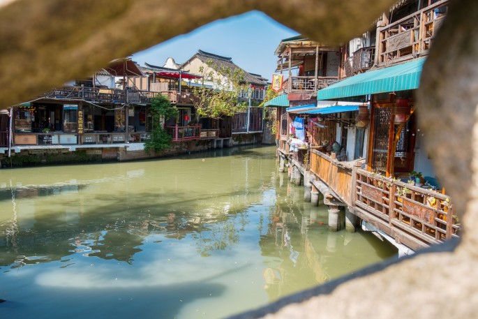 čínský deník blog fotografky foto ivet k iveta krausova vodní město Zhujiajiao