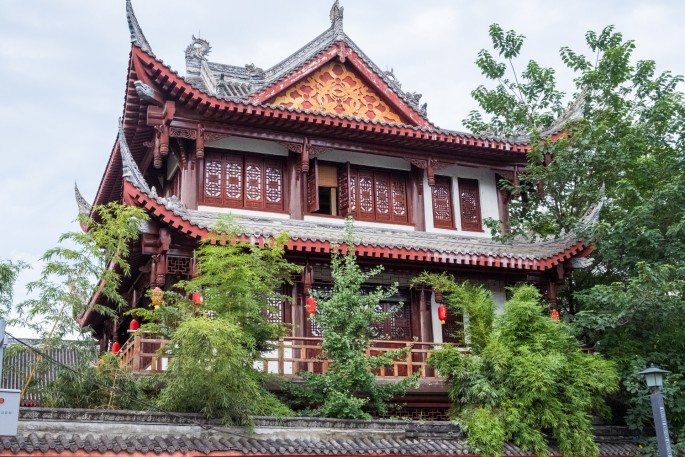 čínský deník blog fotografky foto ivet k iveta krausova chengdu wenshu temple