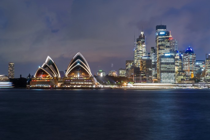 night city Sydney Opera house 