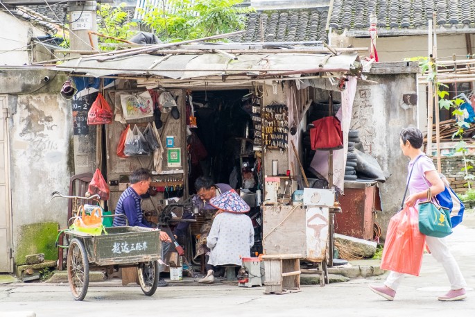 čínský deník blog fotografky foto ivet k iveta krausova Fengjing town Peasant painters village Shanghai