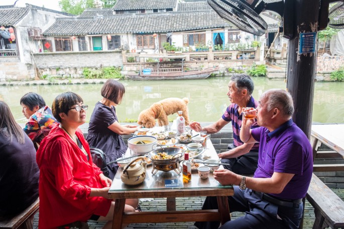 čínský deník blog fotografky foto ivet k iveta krausova Fengjing town Peasant painters village Shanghai