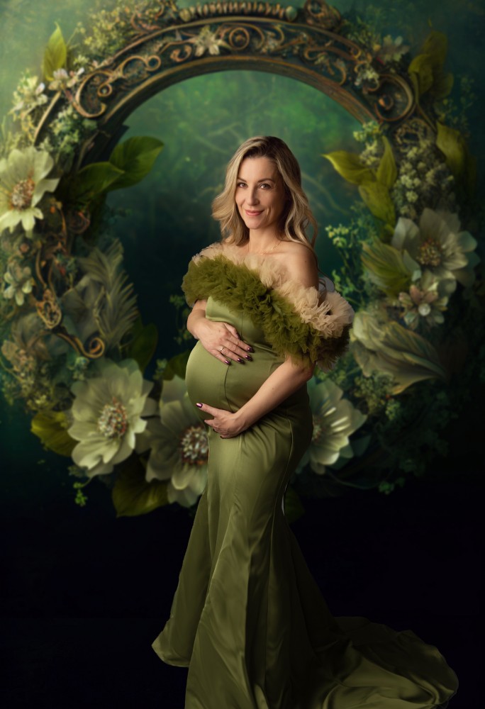 těhotenské focení v ateliéru fotograf mladá boleslav iveta krausova 