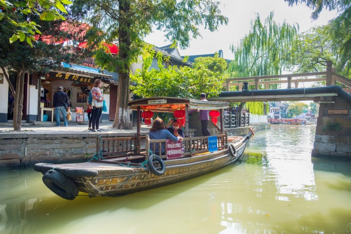 čínský deník blog fotografky foto ivet k iveta krausova vodní město Zhujiajiao