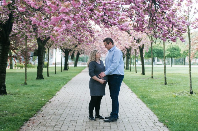 těhotenské lifestylové focení exterierové