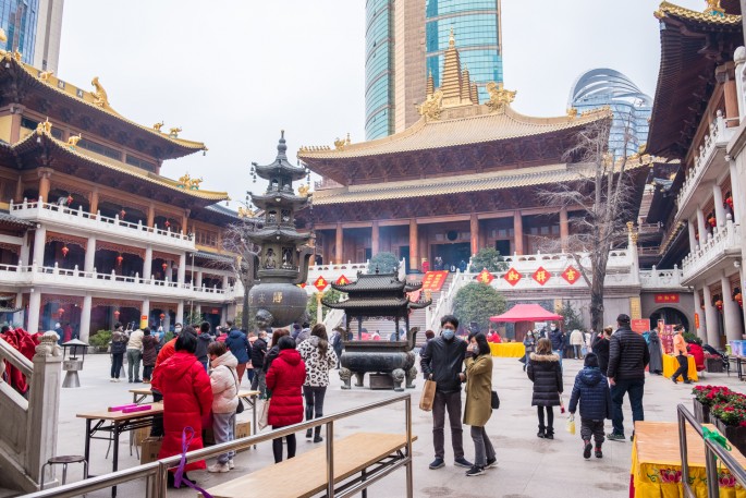 čínský deník blog fotografky foto ivet k iveta krausova jing´an tempel Šanghaj