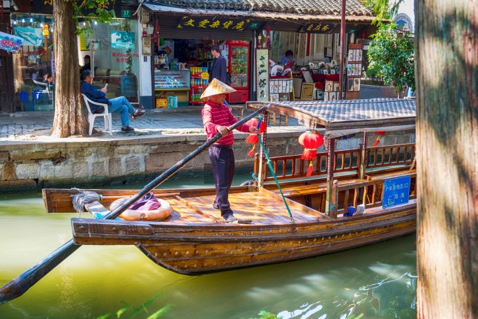 čínský deník blog fotografky foto ivet k iveta krausova vodní město Zhujiajiao
