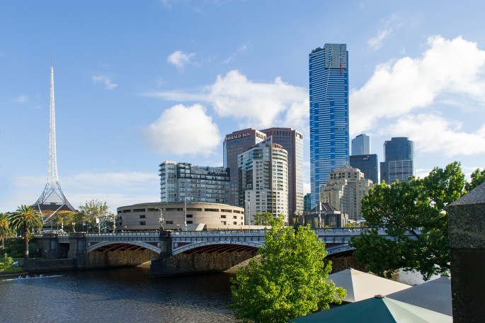 Melbourne Yarra River řeka