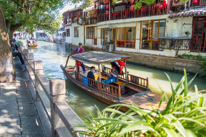 čínský deník blog fotografky foto ivet k iveta krausova vodní město Zhujiajiao