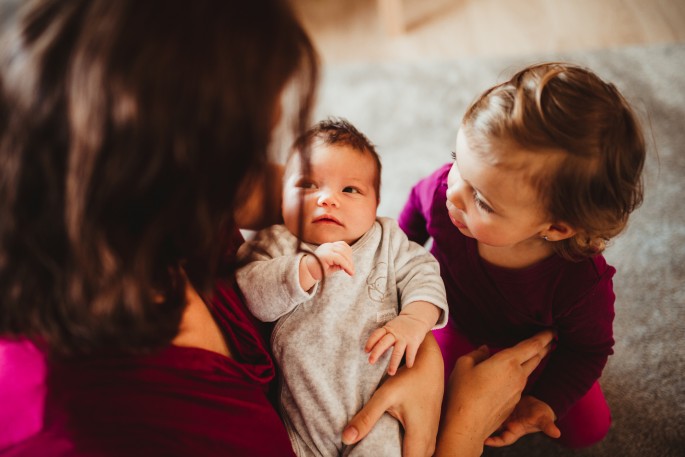 newborn lifestyle focení doma