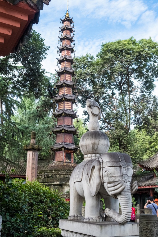 čínský deník blog fotografky foto ivet k iveta krausova chengdu wenshu temple