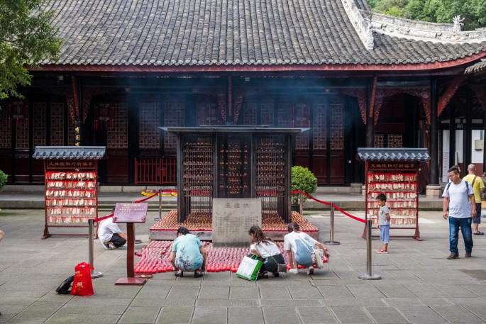 čínský deník blog fotografky foto ivet k iveta krausova chengdu wenshu temple