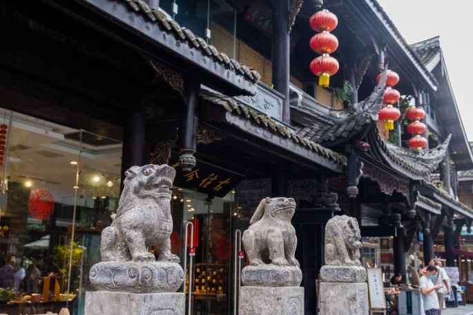 čínský deník blog fotografky foto ivet k iveta krausova chengdu wenshu temple