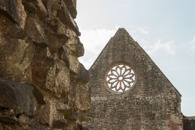 blog o cestování do Skotska - oblast Borders Dryburgh Abbey