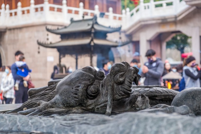 čínský deník blog fotografky foto ivet k iveta krausova jing´an tempel Šanghaj