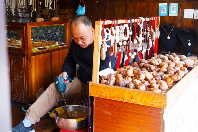 čínský deník blog fotografky foto ivet k iveta krausova vodní město Zhujiajiao