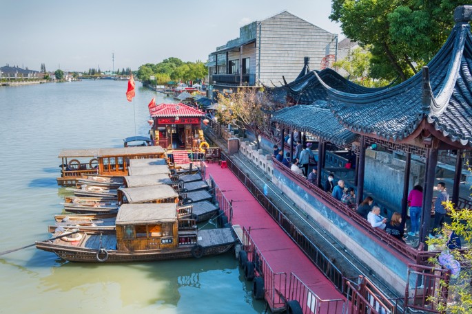 čínský deník blog fotografky foto ivet k iveta krausova vodní město Zhujiajiao