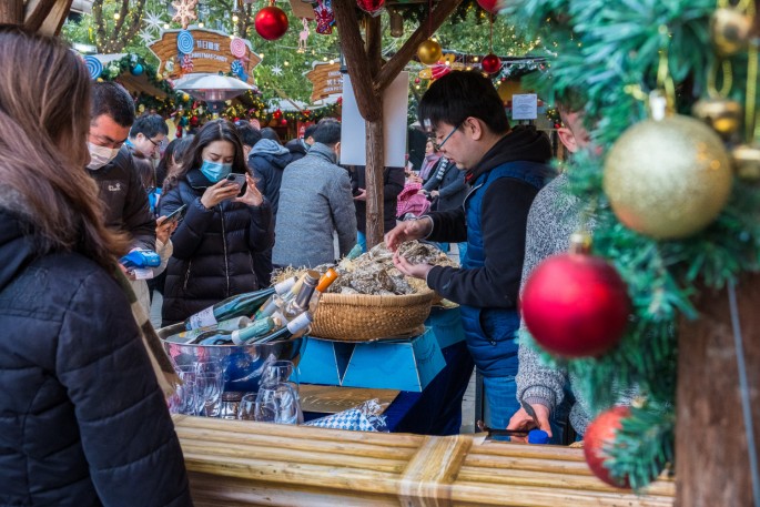 čínský deník blog fotografky foto ivet k iveta krausova vánoce v Šanghaji