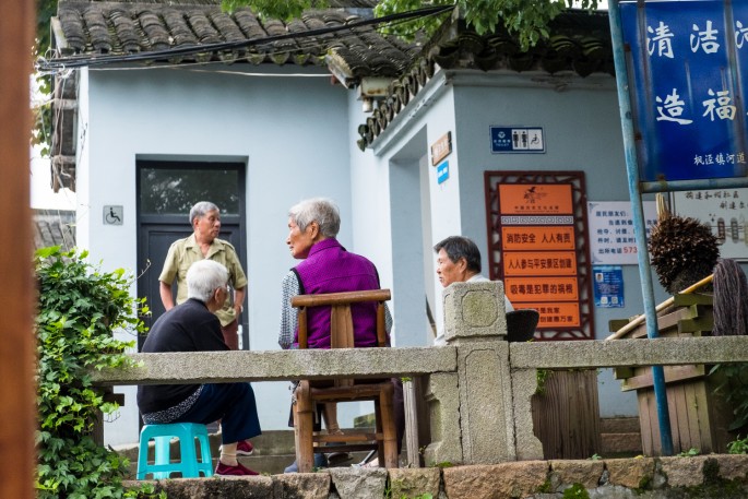 čínský deník blog fotografky foto ivet k iveta krausova Fengjing town Peasant painters village Shanghai