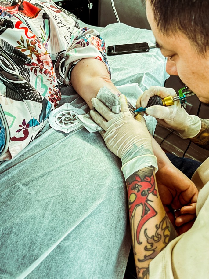 čínský deník blog fotografky foto ivet k iveta krausova tattoo tetovani Šanghaj Bole