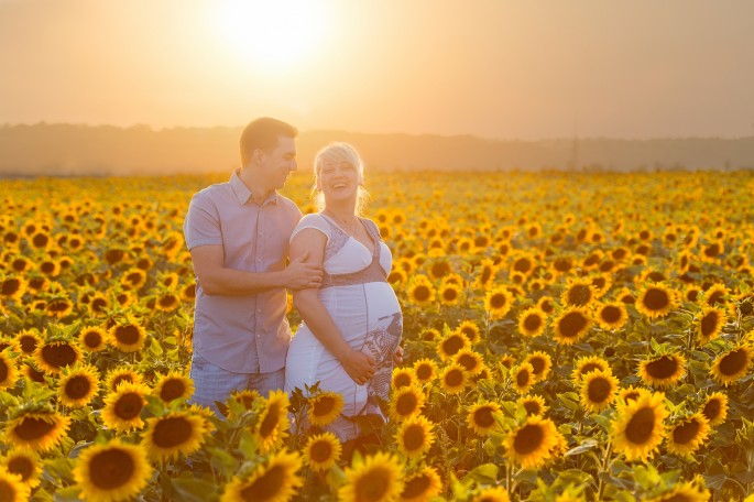 těhotenské lifestylové focení exterierové