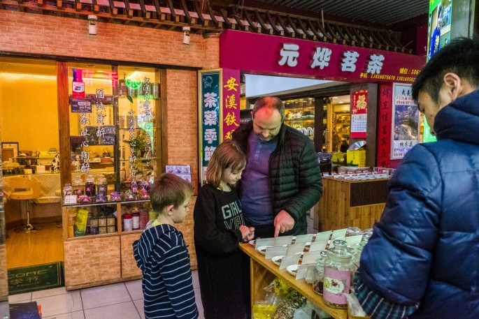 čínský deník blog fotografky foto ivet k iveta krausova tea market čajový trh