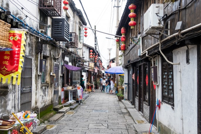 čínský deník blog fotografky foto ivet k iveta krausova Fengjing town Peasant painters village Shanghai