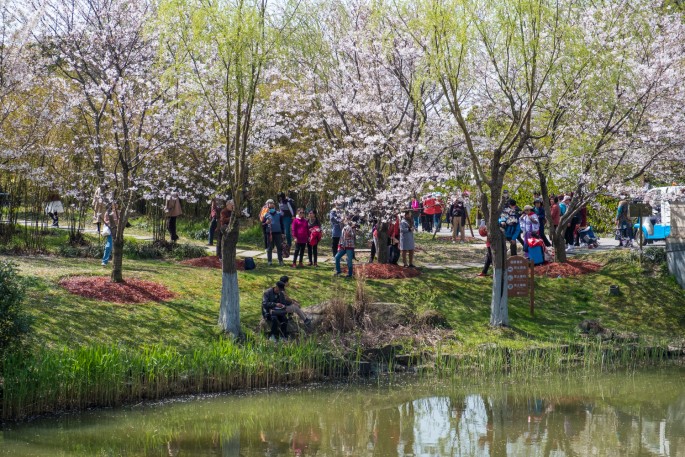čínský deník blog fotografky foto ivet k iveta krausova Gucun park Šanghaj