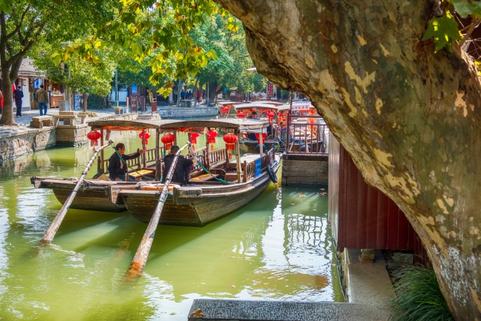 čínský deník blog fotografky foto ivet k iveta krausova vodní město Zhujiajiao