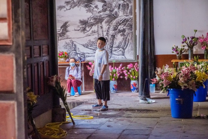 čínský deník blog fotografky foto ivet k iveta krausova chengdu wenshu temple