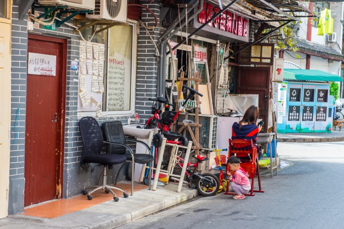 čínský deník blog fotografky foto ivet k iveta krausova uličky kolem yuyuan garden